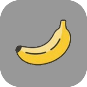 logotipo de nano-plátano