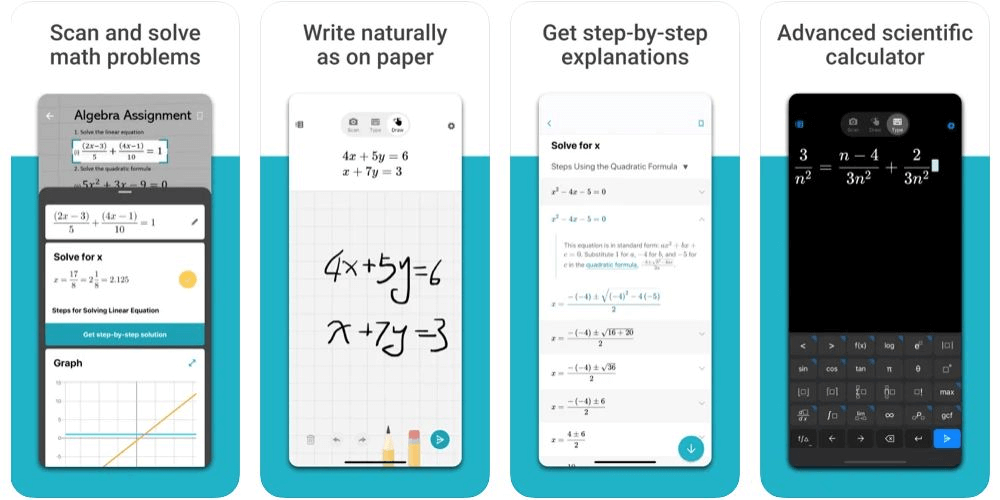 Solucionador de matemáticas de Microsoft