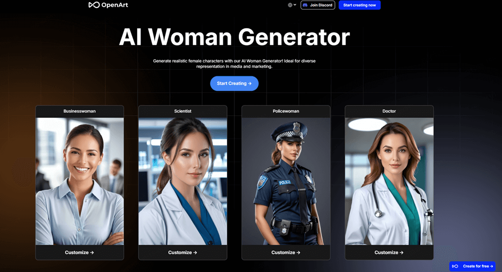 OpenArt AI Girl Generator