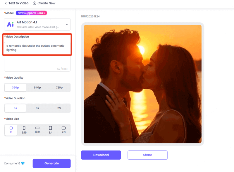 ai kissing chatart