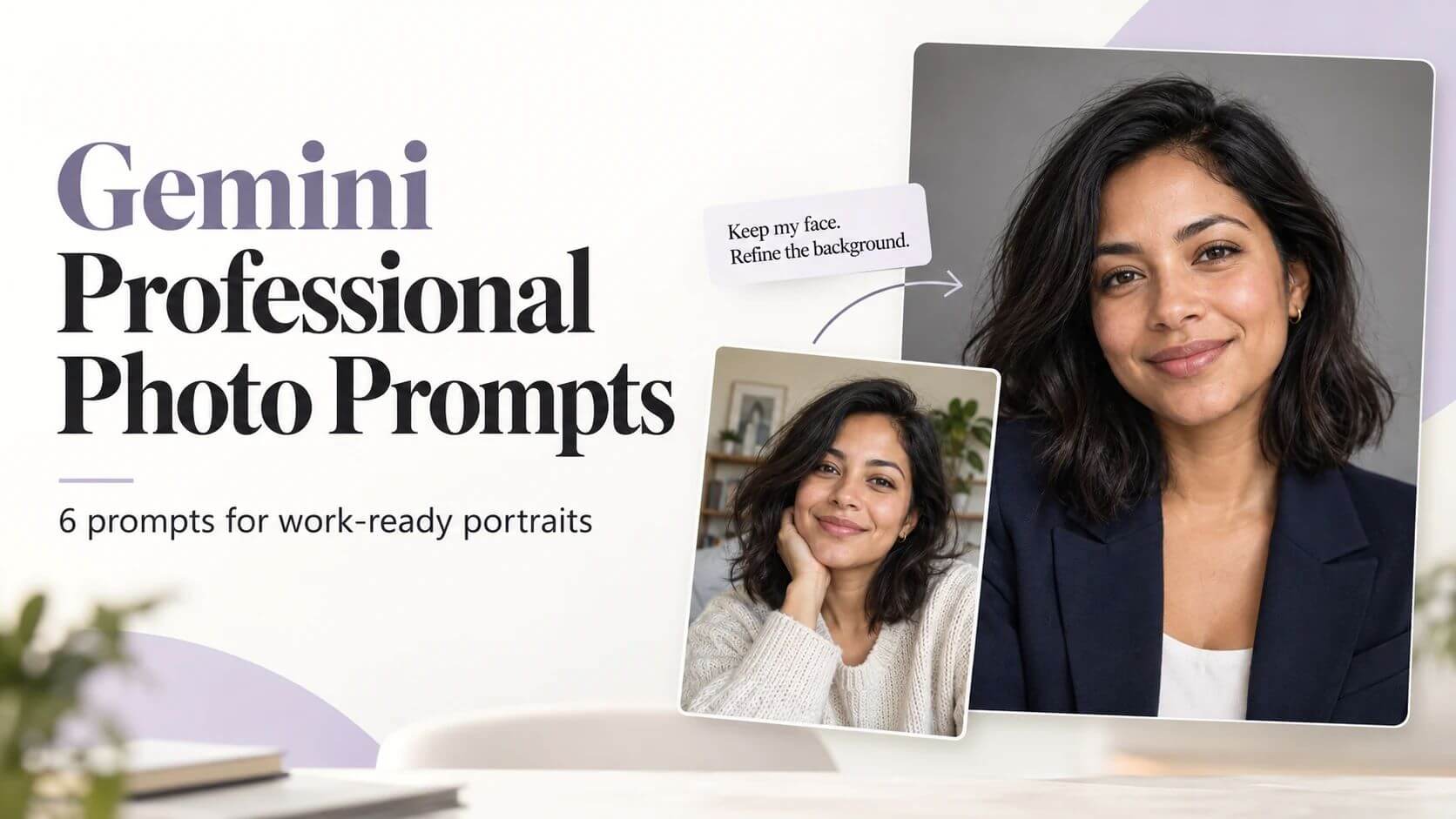 Gemini prompt for professional photo