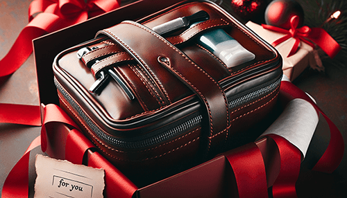 Leather Dopp Kit