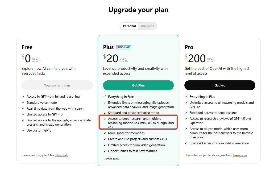 OpenAI's Plus