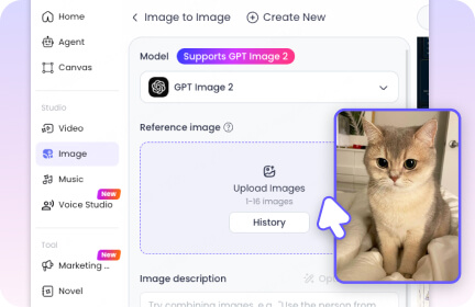 Upload a reference image