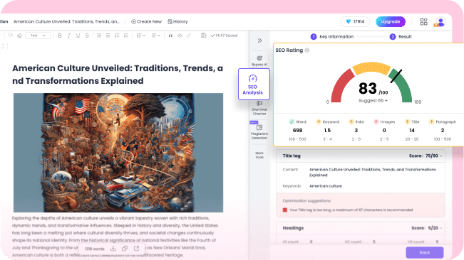 Article-SEO-score-detection