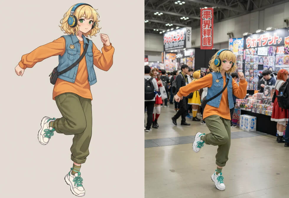 アニメからリアルなコスプレイヤーへ