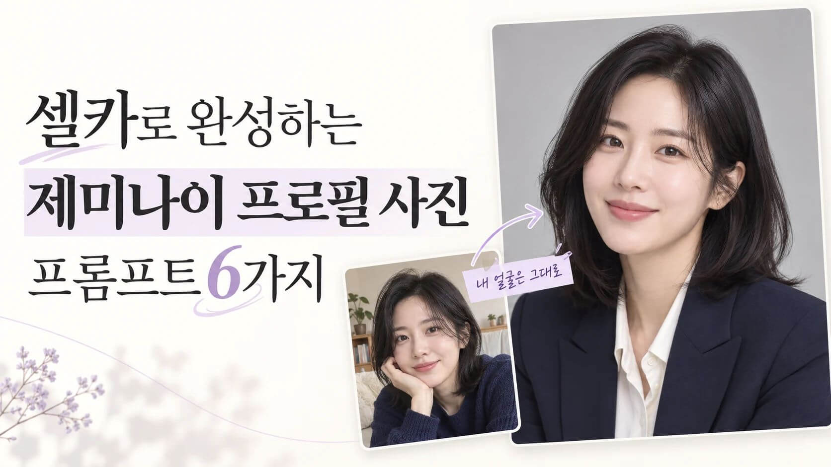 제미나이 프로필 사진 프롬프트 6가지