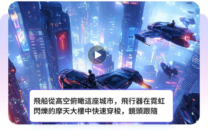 使用文字轉影片流程