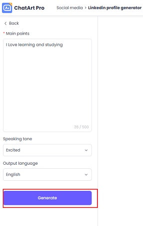 linkedin 設定檔生成器 生成